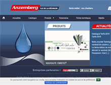 Tablet Screenshot of anzemberg.com
